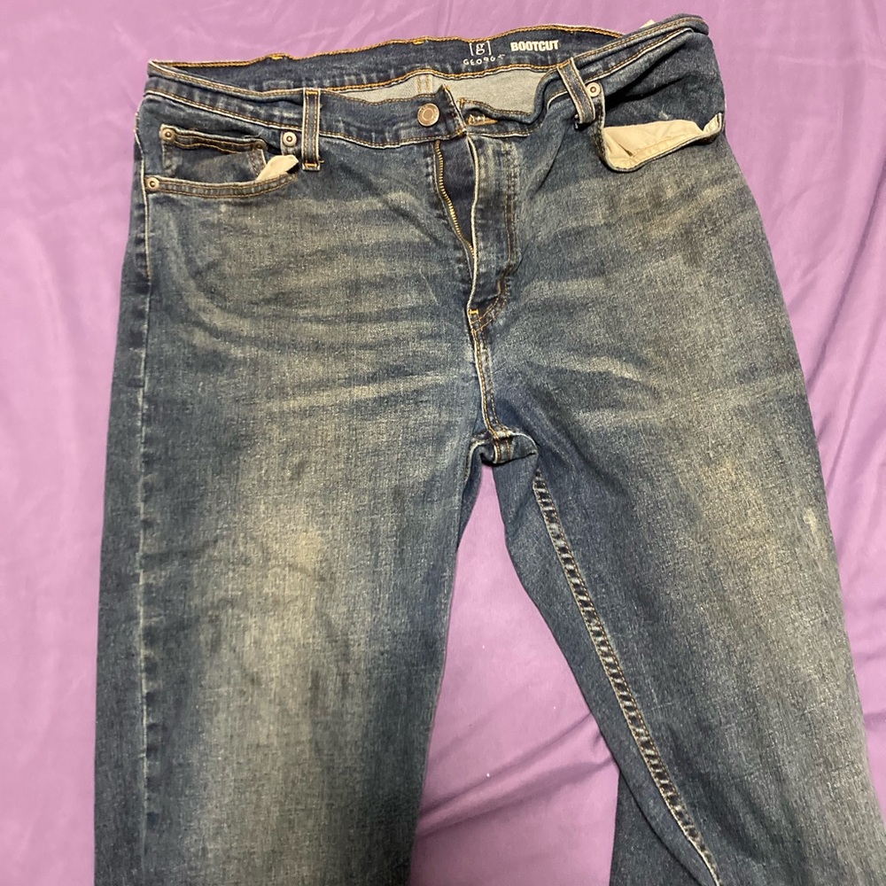 George Dark Wash Bootcut Jeans